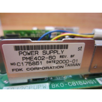 Mitsubishi BKO-C8184H01 FDK Power Supply PME402-60 - Used
