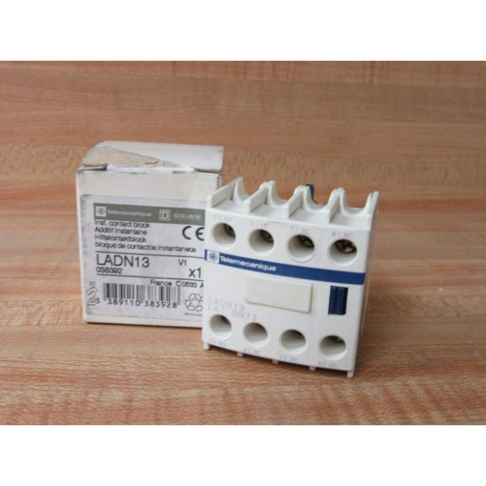 Telemecanique LADN13 Schneider Inst. Contact Block LA1 DN13 Telemecanique LADN13 Schneider Inst. Contact Block LA1 DN13