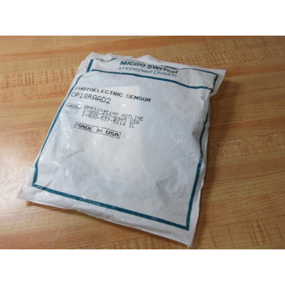 Honeywell  Micro Switch CP18RAAD2 Photoelectric Sensor