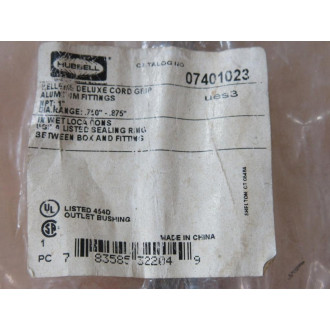 Hubbell 07401023 Kellems Delux Cord Grip Hubbell 07401023 Kellems Delux Cord Grip