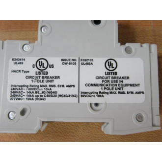 Siemens 5SJ4111-7HG40 5A Circuit Breaker 5SJ41117HG40 - New No Box Siemens 5SJ4111-7HG40 5A Circuit Breaker 5SJ41117HG40 - New No Box