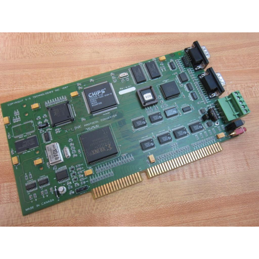 S-S Technologies 490-1011 X-LINK Protocol Converter XC3030-70PC84C - Used S-S Technologies 490-1011 X-LINK Protocol Converter XC3030-70PC84C - Used