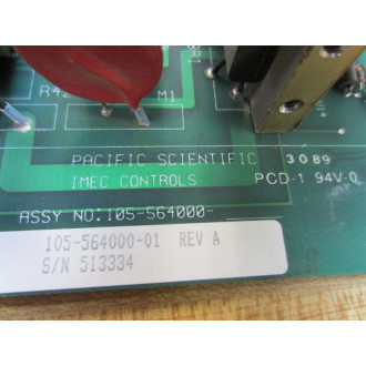 Pacific Scientific 105-564000-01 Control Board 105-564000 - Used