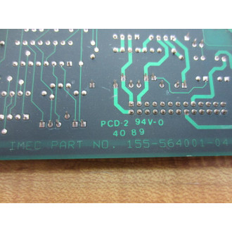 Pacific Scientific 105-564001-01 IMEC Interface Board 155-564001-04 - Used