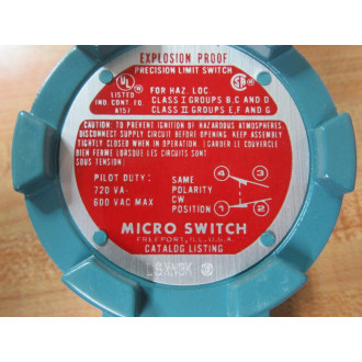 Micro Switch LSXN3K Honeywell Precision Limit Switch
