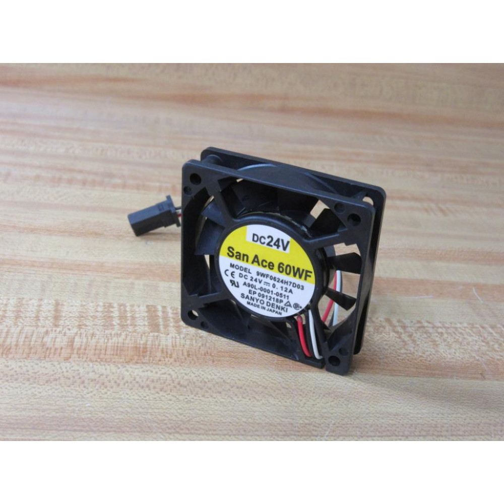 Sanyo Denki 9WF0624H7D03 San Ace 60WF Cooling Fan - New No Box Sanyo Denki 9WF0624H7D03 San Ace 60WF Cooling Fan - New No Box