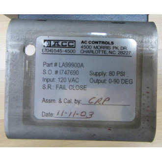Tyco MRP-009U-K-S080 Actuator MRP009UKS080 - Used Tyco MRP-009U-K-S080 Actuator MRP009UKS080 - Used