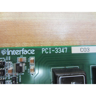 Interface PCI-3347 PCI Board PCI3347 - Parts Only
