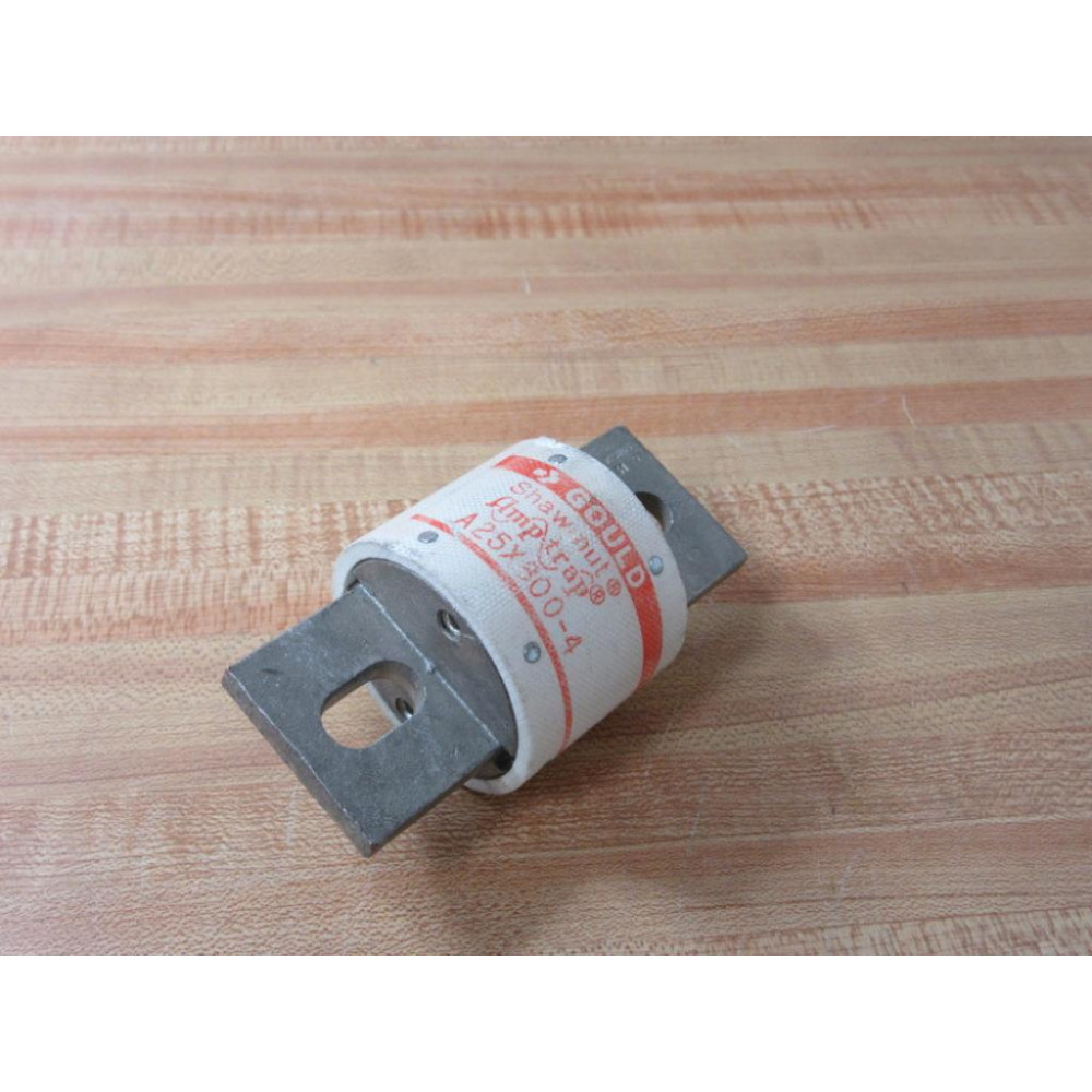 Gould Shawmut A25X300-4 Amp-Trap Fuse A25X3004 - New No Box Gould Shawmut A25X300-4 Amp-Trap Fuse A25X3004 - New No Box