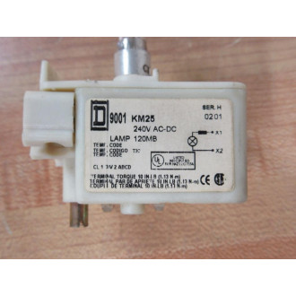 Square D 9001 KM-25 Light Module 9001KM25 Ivory