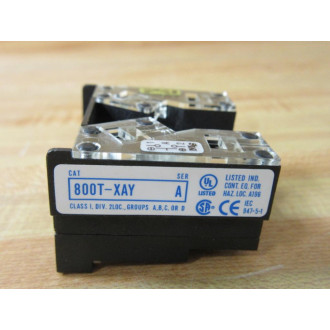 Allen Bradley 800T-XAY Contact Block 800TXAY