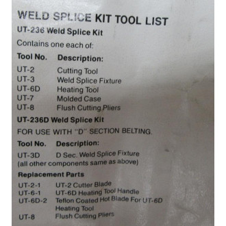 Eagle Weld UT-236 Splice Kit UT236 WO Pliers - Used Eagle Weld UT-236 Splice Kit UT236 WO Pliers - Used