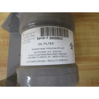 Carrier 30HX500542 Oil Filter Assembly F4-02F Carrier 30HX500542 Oil Filter Assembly F4-02F