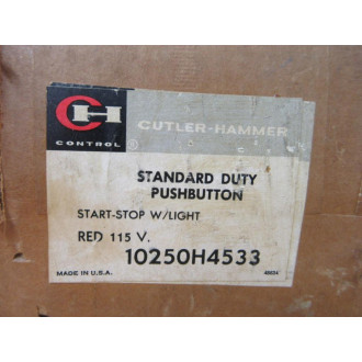 Cutler Hammer 10250H4533 Standard Duty Pushbutton Station