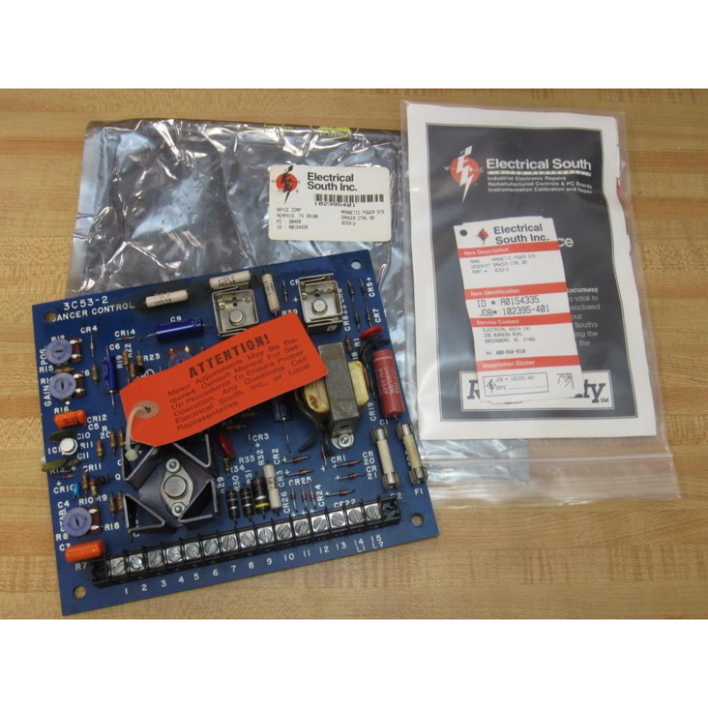 Magnetic Power 3C53-2 Dancer Control Board 3C532 ID:A0154335 - Parts Only