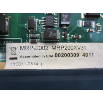 Fire-Lite MRP-2002 Control Board MRP200XV31 - Used