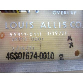 Louis Allis 5Y913-0111 Main Board  46S01674-0010 - Used