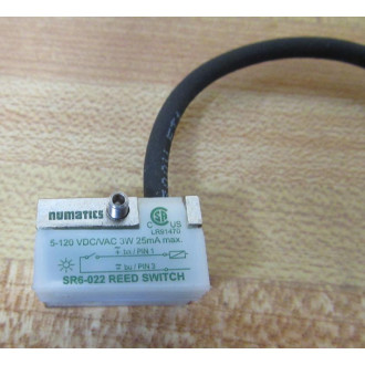 Numatics SR6-022 Reed Switch, LED SR6022 - New No Box