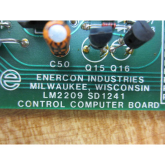 Enercon LM2209-SD1241 Control Computer Board LM2209SD1241 - Used
