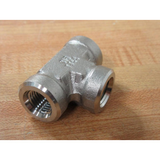 Parker 1DGK3 14" SS Tee Pipe Fitting 4-4-4 FT-SS-GR (Pack of 8) Parker 1DGK3 14" SS Tee Pipe Fitting 4-4-4 FT-SS-GR (Pack of 8)