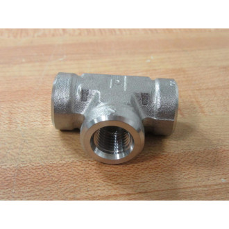Parker 1DGK3 14" SS Tee Pipe Fitting 4-4-4 FT-SS-GR (Pack of 8) Parker 1DGK3 14" SS Tee Pipe Fitting 4-4-4 FT-SS-GR (Pack of 8)