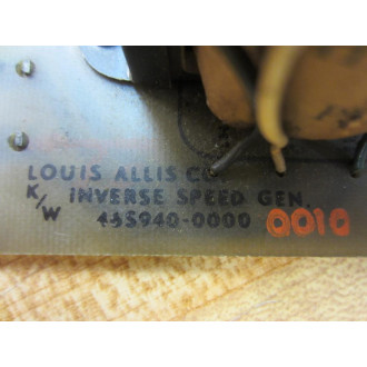 Louis Allis 46S940-0000-0010 Inverse Speed Gen.PCB 46S940-0010 - Used