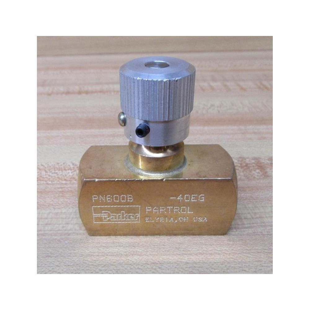 Parker PN600B-40EG Partrol Valve PN600B40EG - New No Box Parker PN600B-40EG Partrol Valve PN600B40EG - New No Box