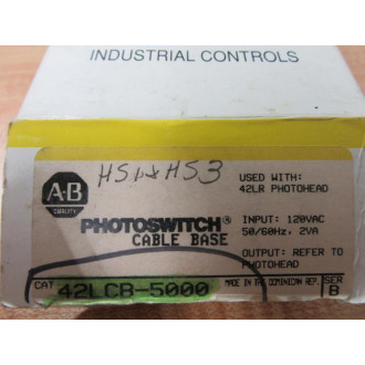 Allen Bradley 42LCB-5000 Photoelectric Sensor Cable 42LCB5000