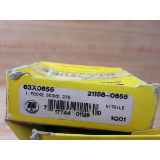 Garlock 63 X 0655 Nitrile Oil Seal 21158-0655 (Pack of 3)