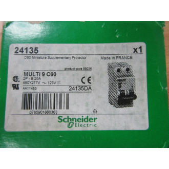 Schneider 24135 Square D Breaker 25A MG24135 Merlin Gerin