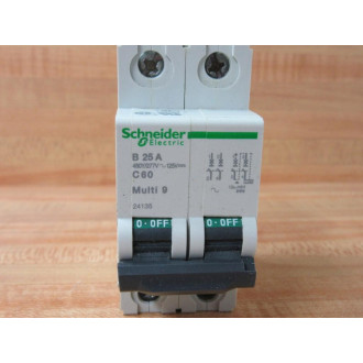 Schneider 24135 Square D Breaker 25A MG24135 Merlin Gerin