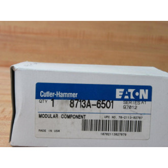 Cutler Hammer 8713A-6501 Eaton Modular Component 8713A6501