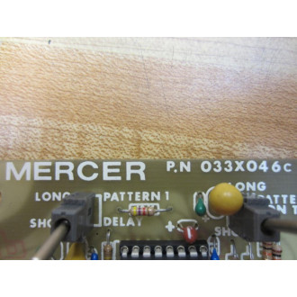Mercer 033X046 Circuit Board 033X046C - Used