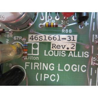 Louis Allis 46S1661-31 Firing Logic (IPC)Board 46S166131 - Used