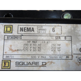 Square D 8736SH01S Contactor - New No Box