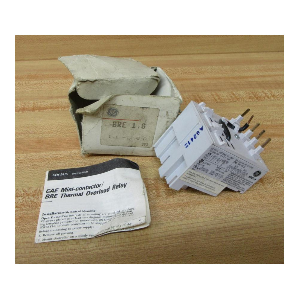 General Electric BRE1,6 Relay BRE16
