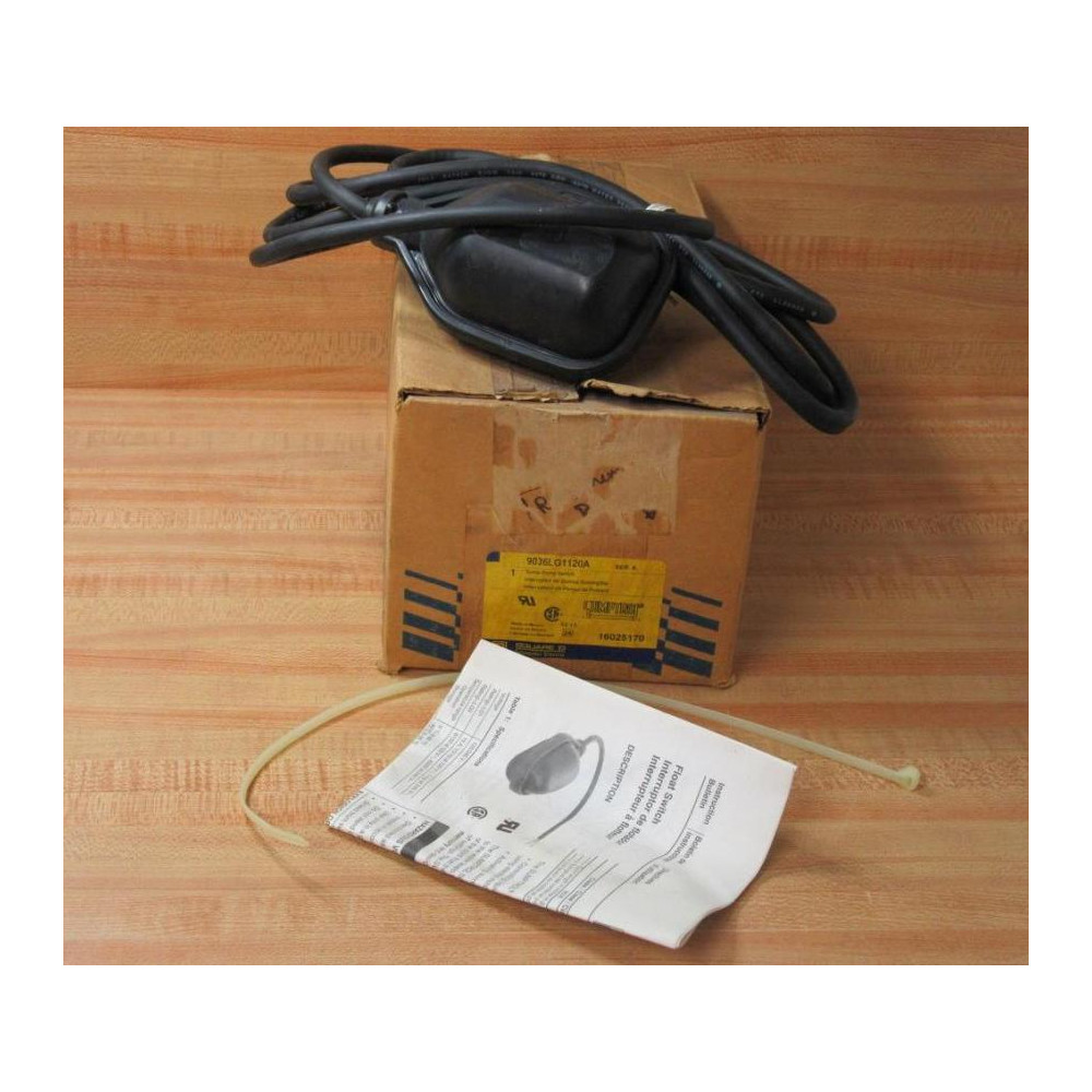 Square D 9036LG1120A Sumptrol Sump Pump Switch Square D 9036LG1120A Sumptrol Sump Pump Switch