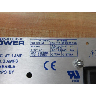 International Power IHAA15-0.8 Power Supply IHAA1508 - Used