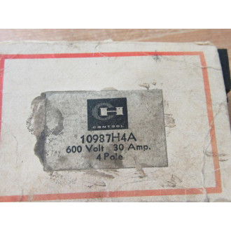 Cutler Hammer 10987H4A Control Relay (Pack of 5) - New No Box
