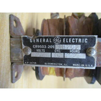 General Electric CR9503209CAB202 GE Solenoid - Used