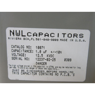 NWL Capacitors 10071 Capacitor - New No Box