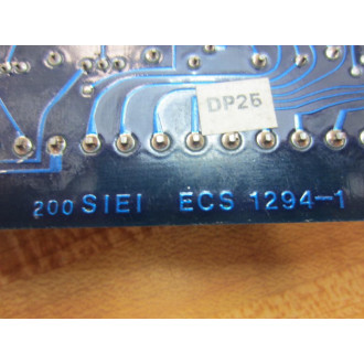 SIEI ECS 1294-1 TG-R Board ECS12941 - Used