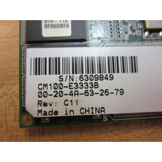 Lantronix CM100-E3333B Circuit Board CM100E3333B Rev.C11 - Used