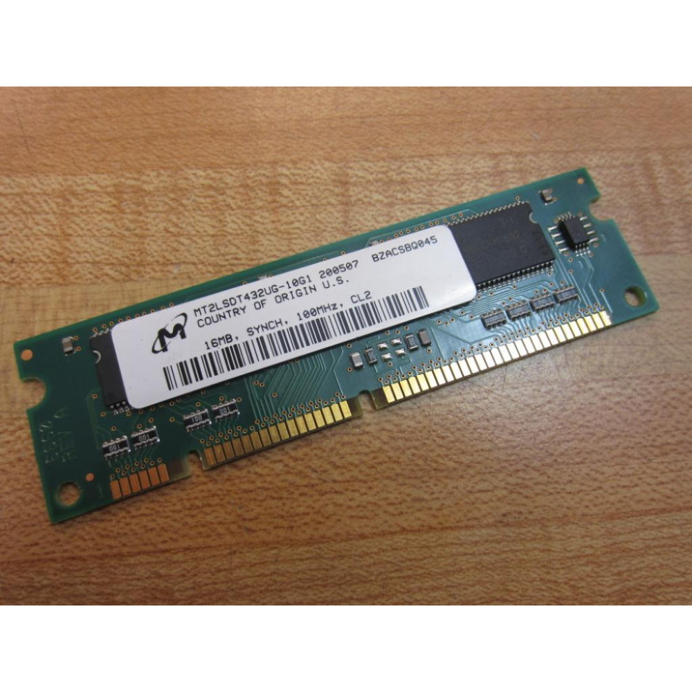 Micron MT2LSDT432UG-10G1 Memory Module - Used Micron MT2LSDT432UG-10G1 Memory Module - Used