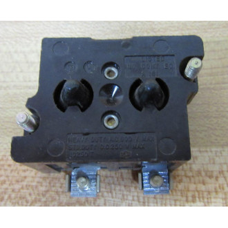 Cutler Hammer 10250T57 Contact Block 2N.C.