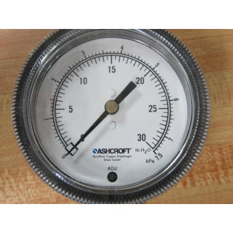 Ashcroft 25-1490-A-01L-30IWKP Low Pressure Gauge 251490A01L30IWKP Ashcroft 25-1490-A-01L-30IWKP Low Pressure Gauge 251490A01L30IWKP