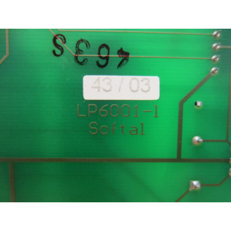 Softal LP6001-b Circuit Board LP6001-1 - Used