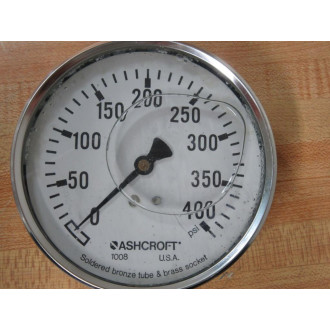 Ashcroft 10 1008 AL 02L 400 4" Liquid Filled Gauge 101008AL02L400 Ashcroft 10 1008 AL 02L 400 4" Liquid Filled Gauge 101008AL02L400