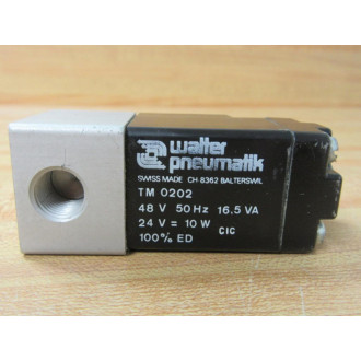 Walter Pneumatik TM 0202 Solenoid Valve TM0202 - Used