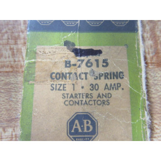 Allen Bradley B-7615 Contact Spring B7615 (Pack of 24) - New No Box